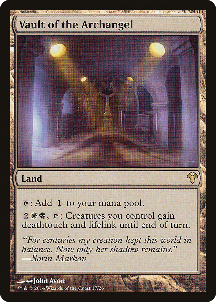 Vault of the Archangel [Modern Event Deck 2014] | Silver Goblin