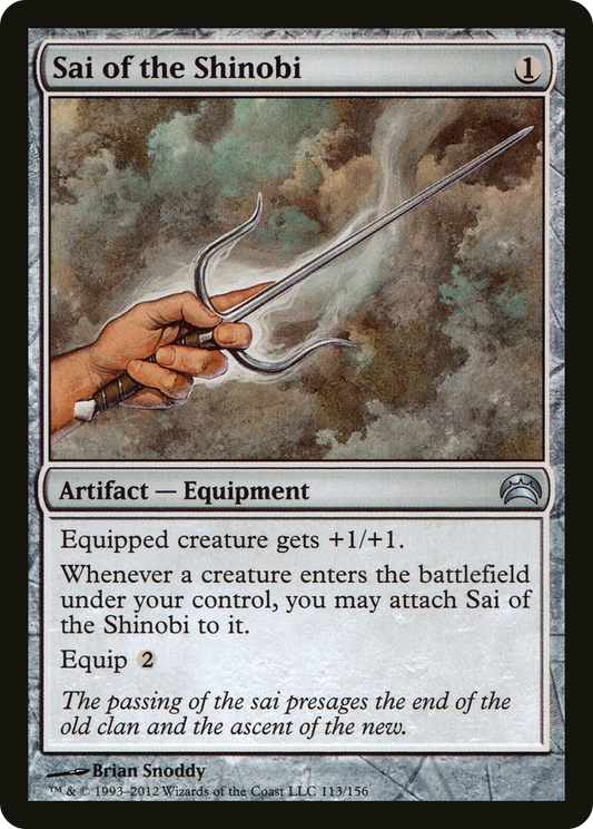 Sai of the Shinobi [Planechase 2012] Foil