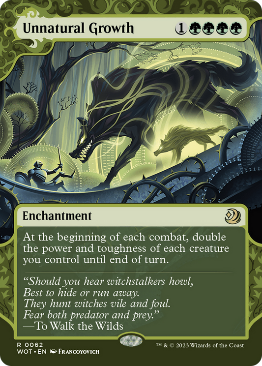 Unnatural Growth [Wilds of Eldraine: Enchanting Tales] Foil