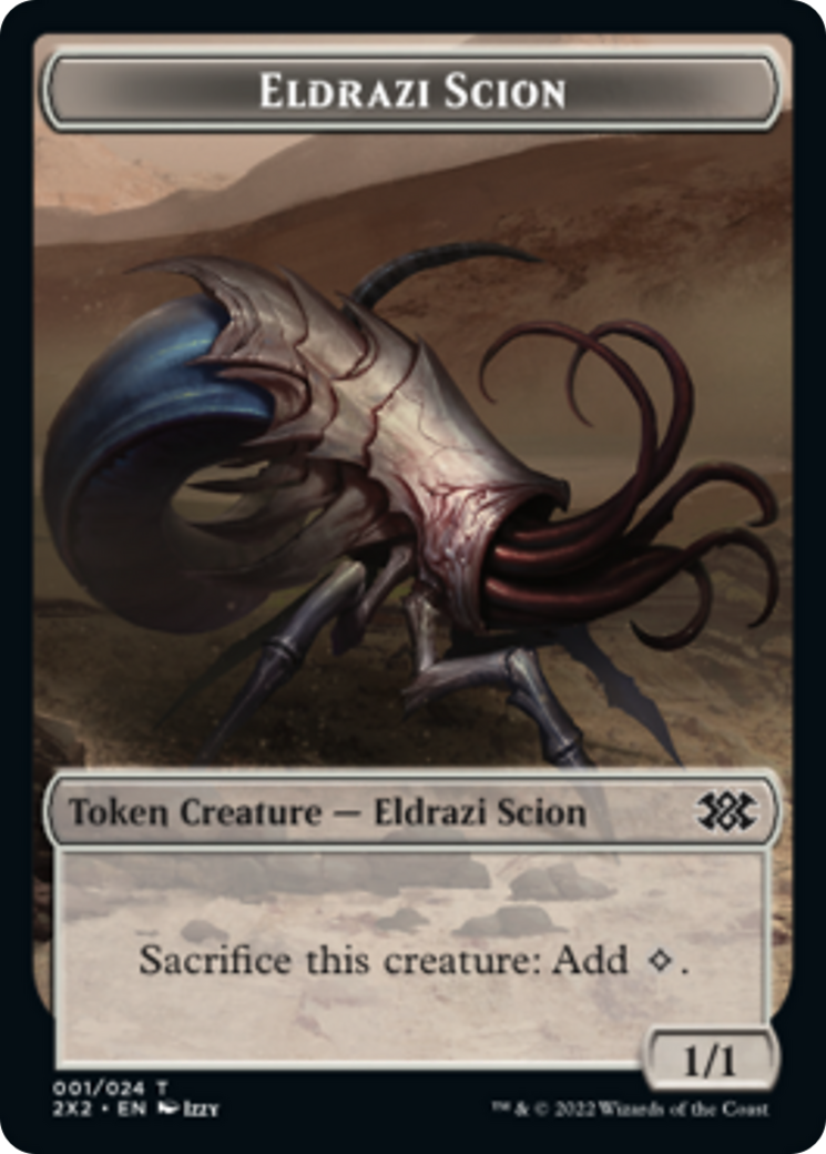 Egg // Eldrazi Scion Double-Sided Token [Double Masters 2022 Tokens] | Silver Goblin