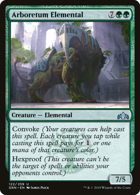 Arboretum Elemental [Guilds of Ravnica] Foil