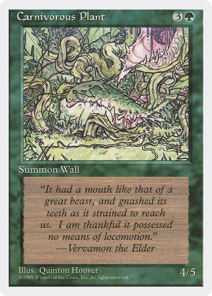 Carnivorous Plant [Fourth Edition] | Silver Goblin