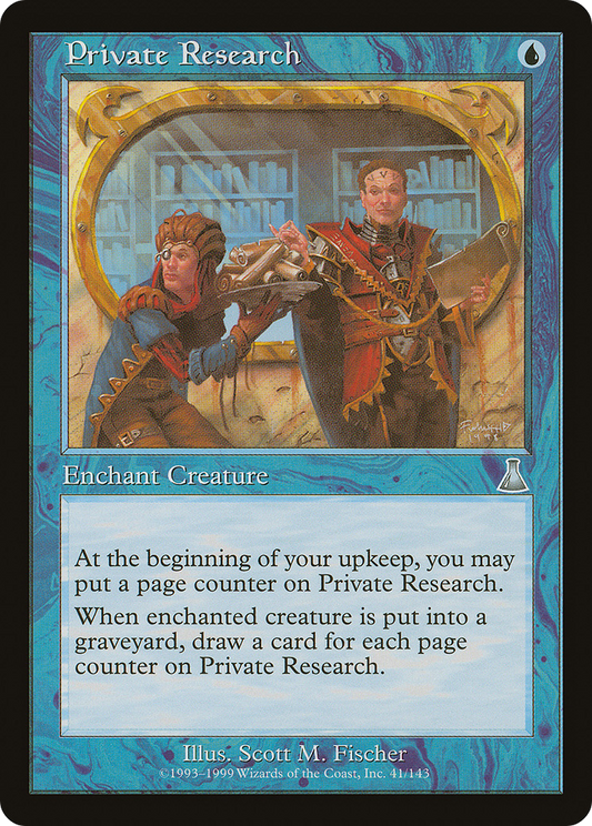 Private Research [Urza's Destiny]