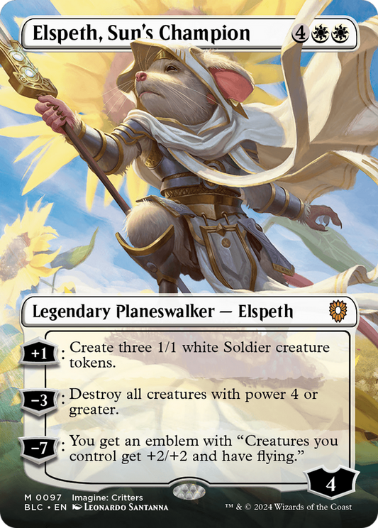 Elspeth, Sun's Champion(Borderless) (097)