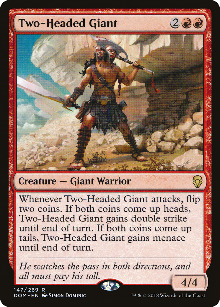 Two-Headed Giant [Dominaria] | Silver Goblin