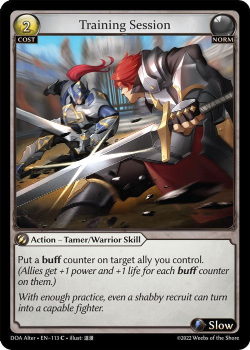 Training Session (113) [Dawn of Ashes: Alter Edition] Foil