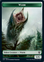 Wurm // Kraken Double-Sided Token [Commander 2021 Tokens] | Silver Goblin