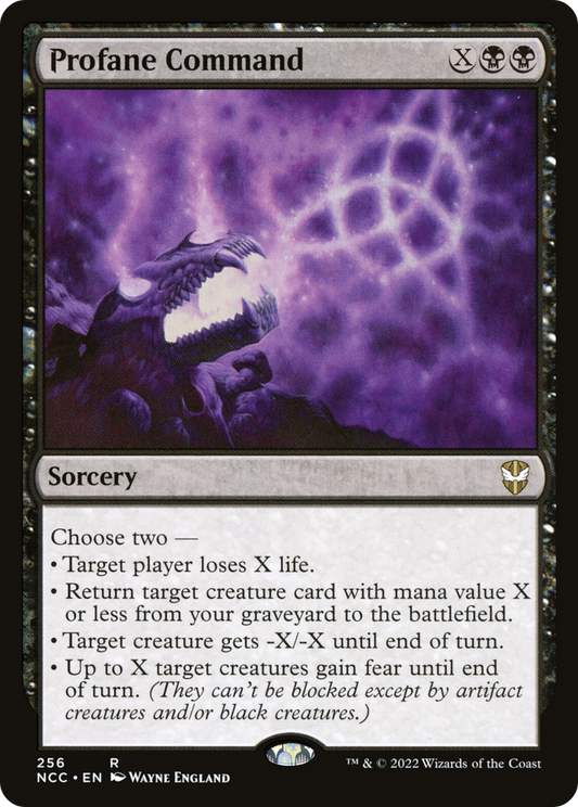 Profane Command [Streets of New Capenna Commander]