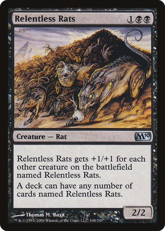 Relentless Rats [Magic 2010] Foil