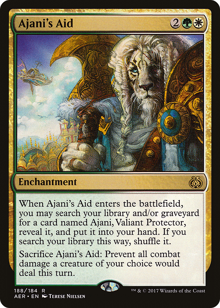 Ajani's Aid [Aether Revolt] | Silver Goblin