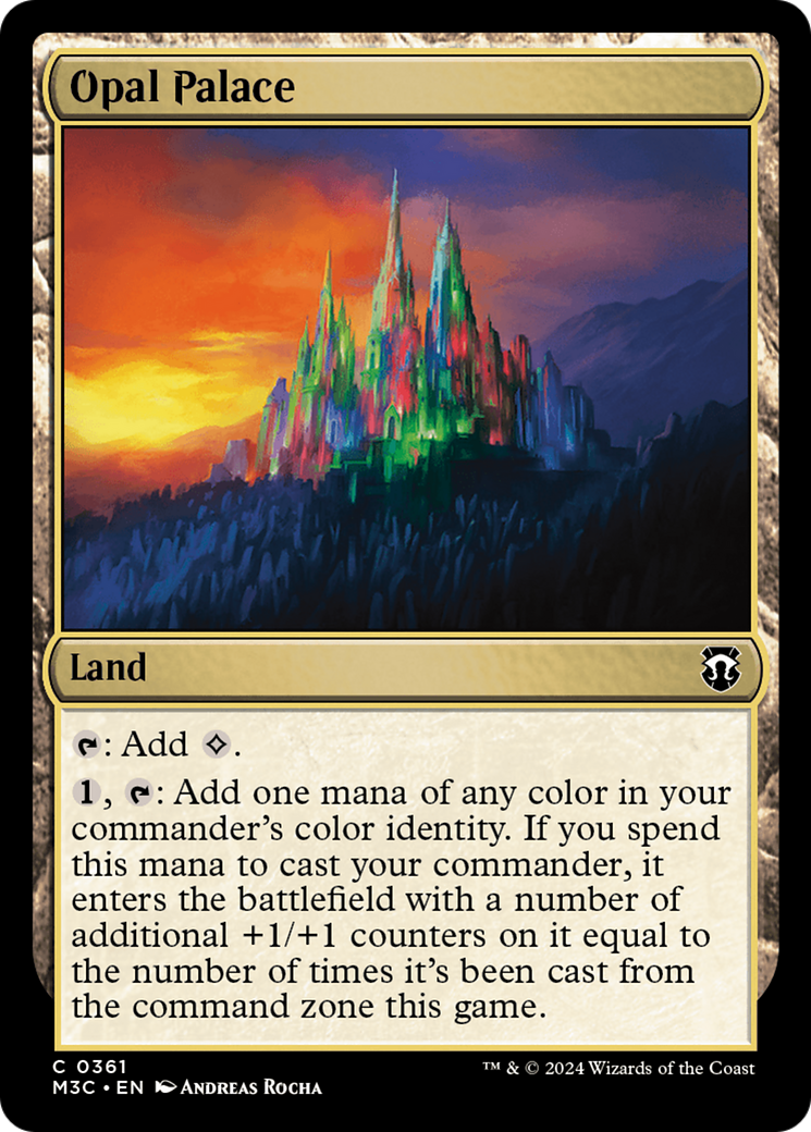 Opal Palace (Ripple Foil) [Modern Horizons 3 Commander] | Silver Goblin