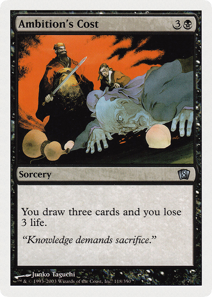 Ambition's Cost (118) - Eighth Edition