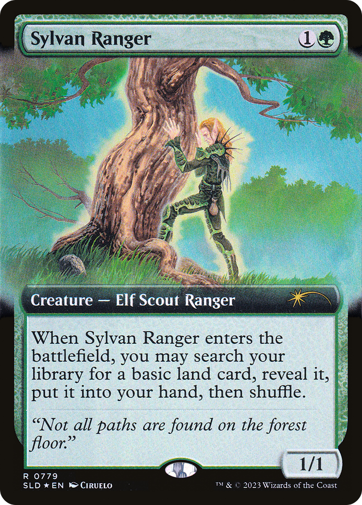 Sylvan Ranger (Extended Art) [Secret Lair Drop Series] | Silver Goblin