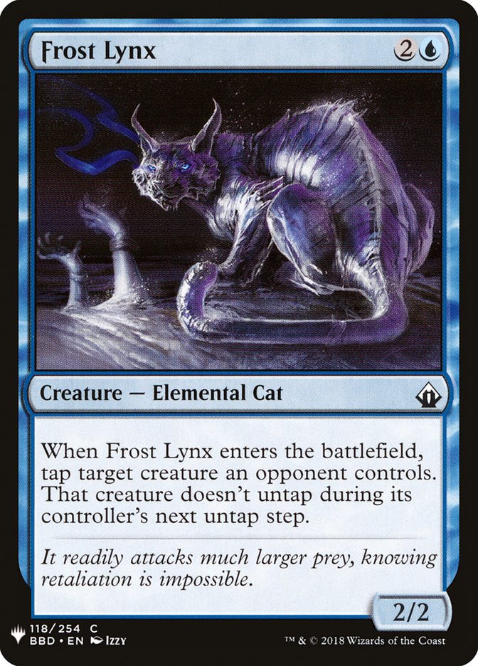 Frost Lynx [Mystery Booster] | Silver Goblin