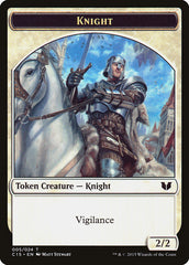 Angel // Knight (005) Double-Sided Token [Commander 2015 Tokens] | Silver Goblin