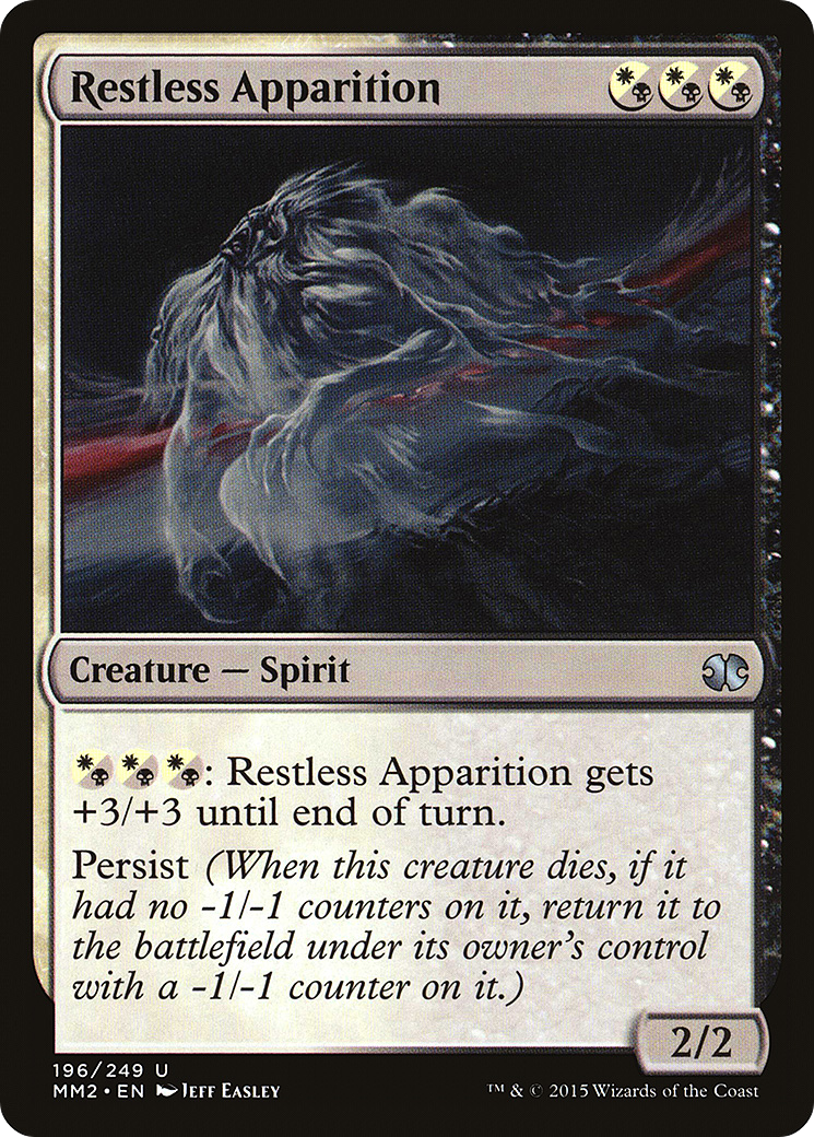 Restless Apparition [Modern Masters 2015] | Silver Goblin