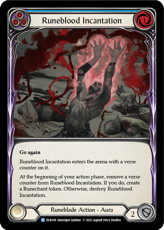 Runeblood Incantation (Blue) [EVR109] (Everfest)  1st Edition Normal | Silver Goblin