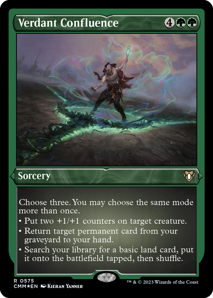 Verdant Confluence (Foil Etched) [Commander Masters] | Silver Goblin