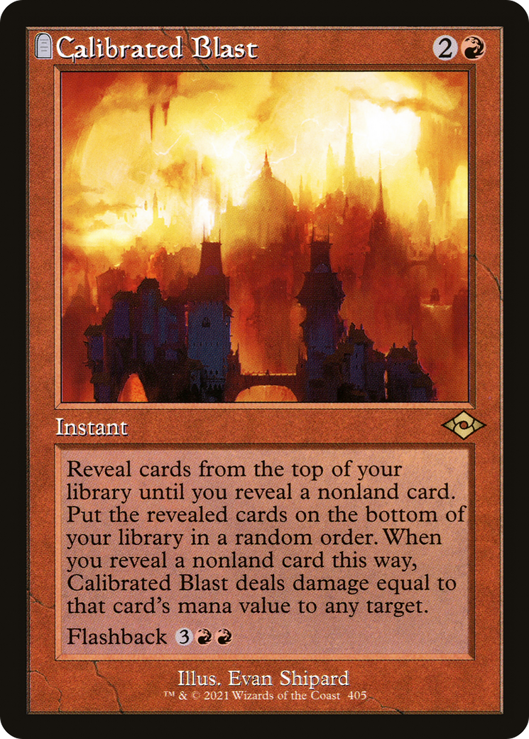 Calibrated Blast (Retro) [Modern Horizons 2] | Silver Goblin