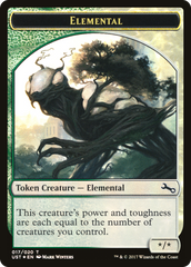 Elemental // Elemental Double-Sided Token (017/020) [Unstable Tokens] | Silver Goblin