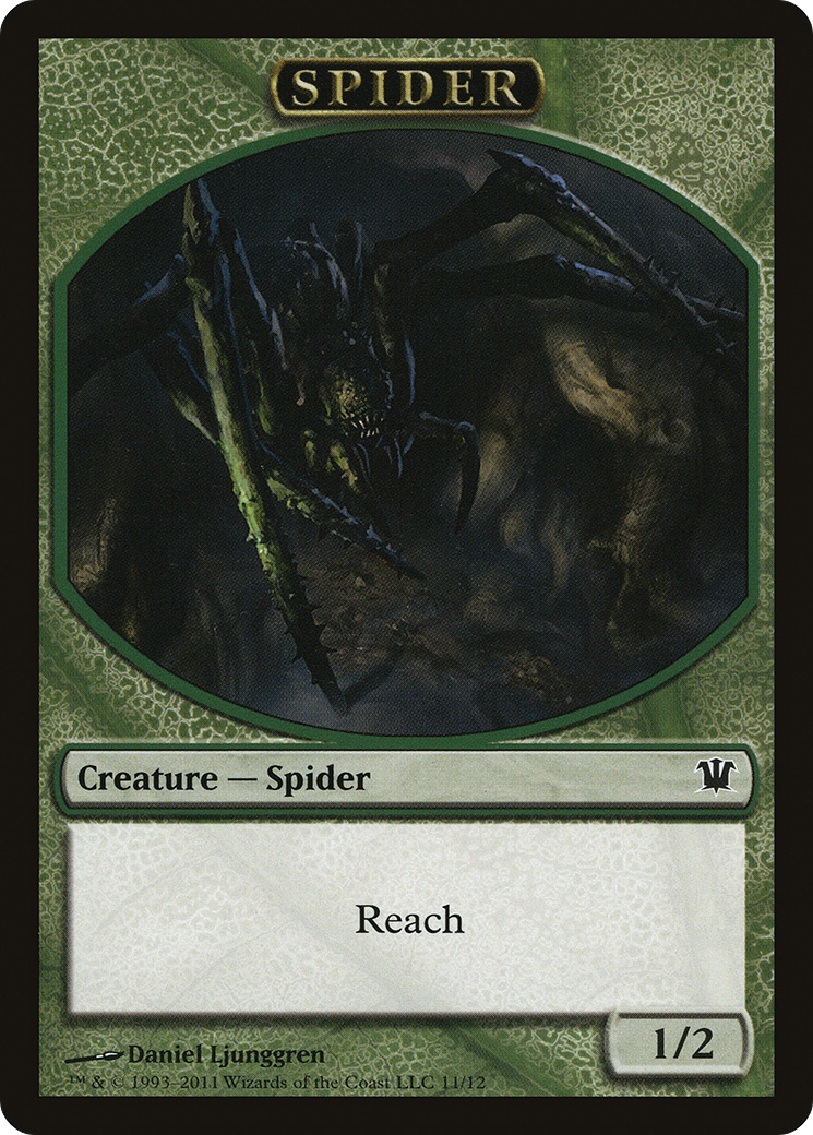 Spider Token [Innistrad Tokens] | Silver Goblin