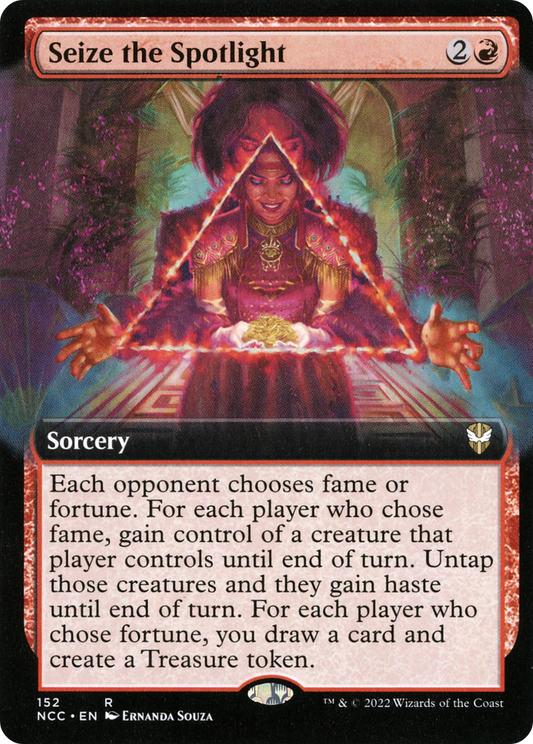 Seize the Spotlight (Extended Art) [Streets of New Capenna Commander]