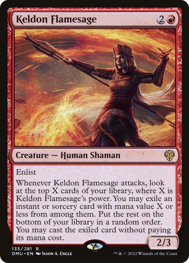 Keldon Flamesage [Dominaria United] | Silver Goblin