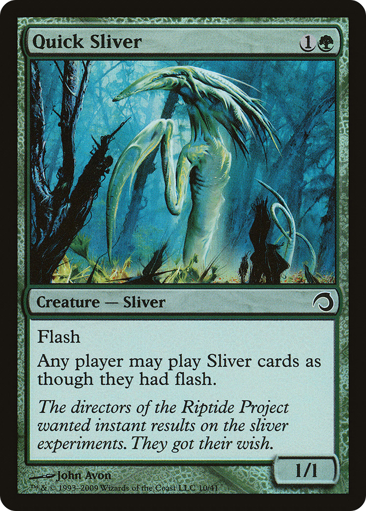 Quick Sliver [Premium Deck Series: Slivers] | Silver Goblin