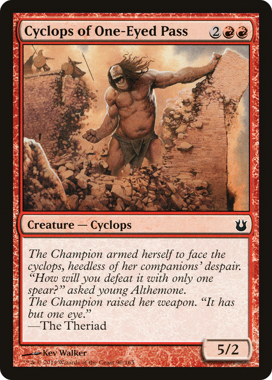Cyclops of One-Eyed Pass [Born of the Gods] Foil