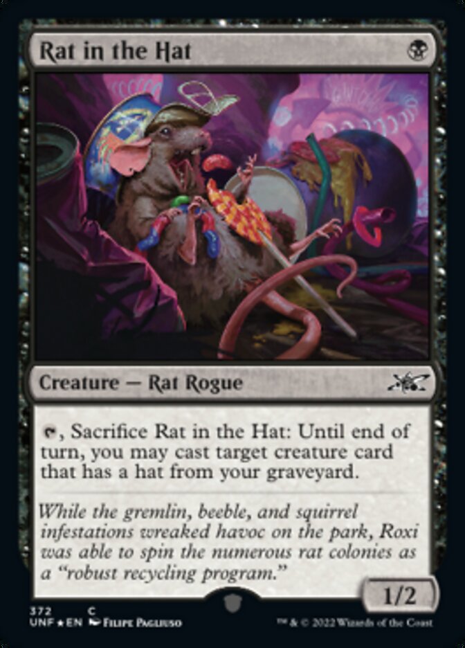 Rat in the Hat (Galaxy Foil) [Unfinity] | Silver Goblin