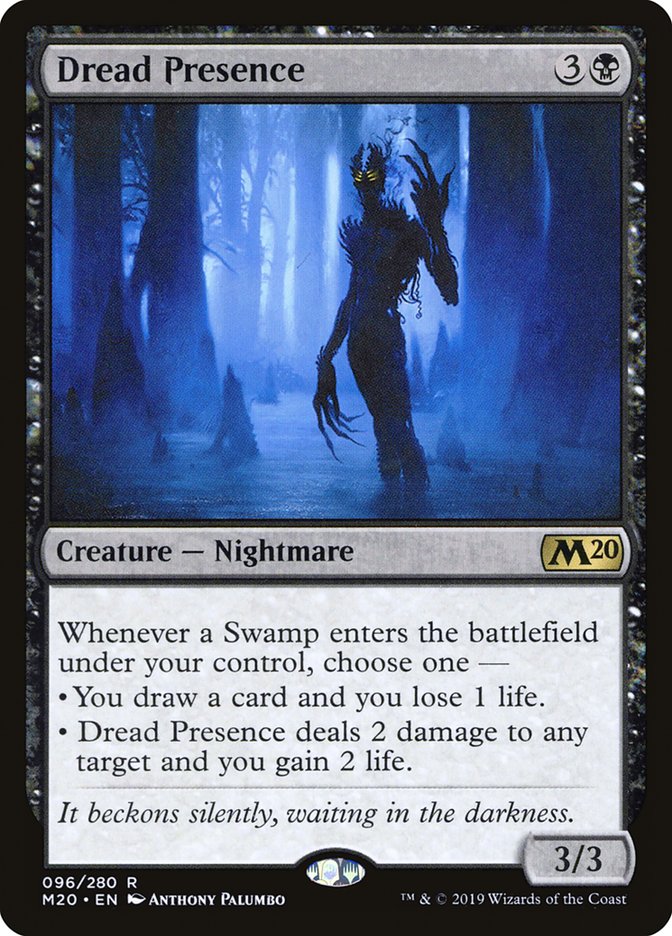 Dread Presence [Core Set 2020] | Silver Goblin