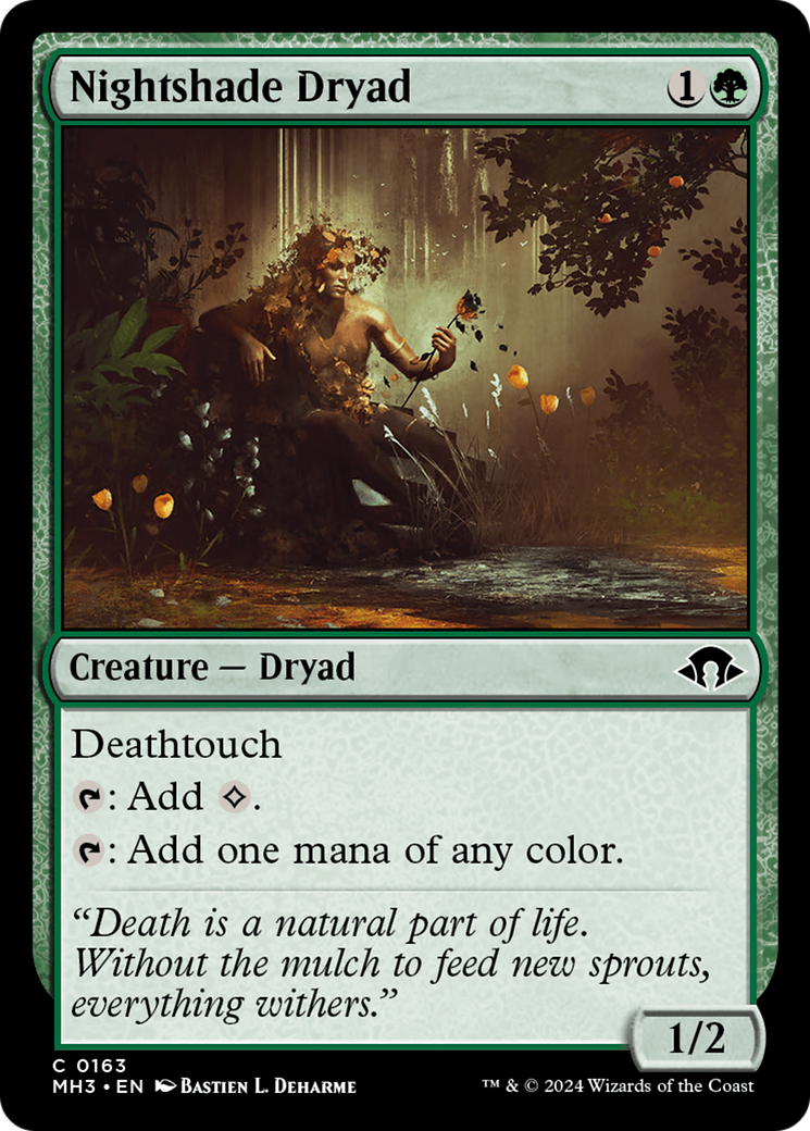 Nightshade Dryad [Modern Horizons 3] | Silver Goblin