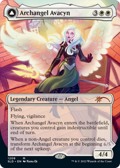 Archangel Avacyn // Avacyn, the Purifier (Display Commander) (Borderless) [Secret Lair: From Cute to Brute] | Silver Goblin