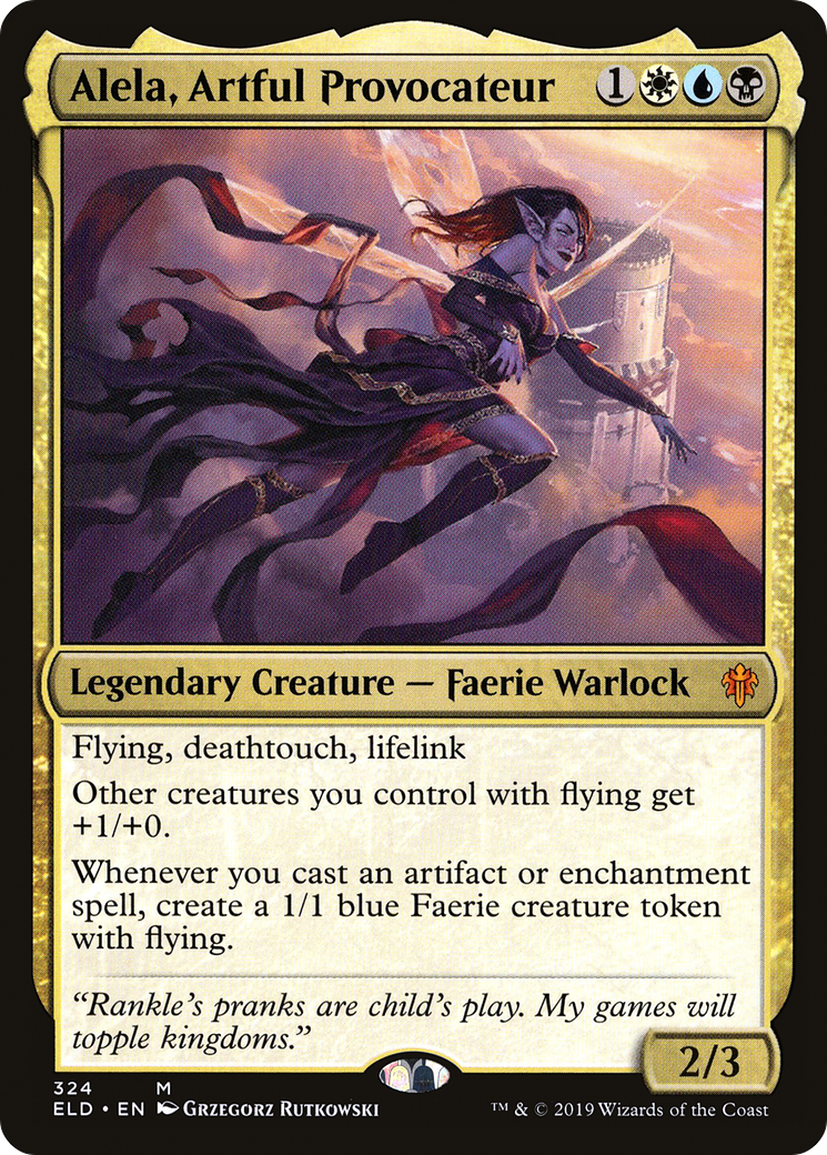 Alela, Artful Provocateur [Throne of Eldraine] Foil