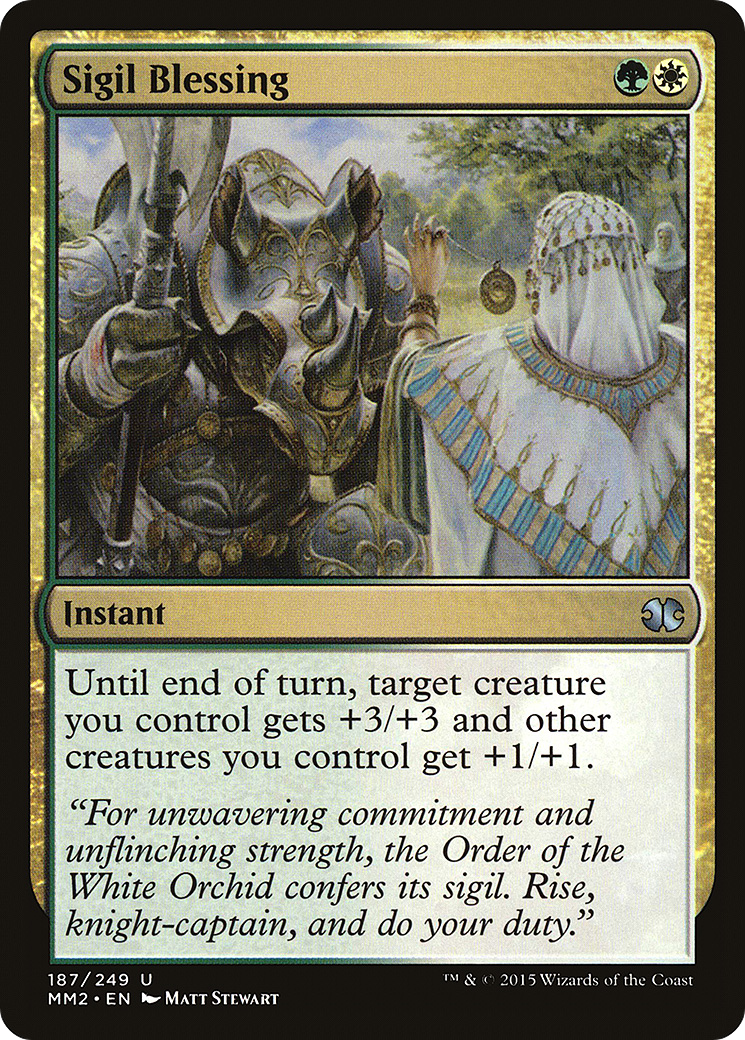 Sigil Blessing [Modern Masters 2015] | Silver Goblin