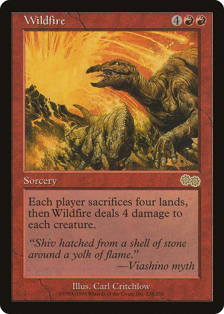 Wildfire [Urza's Saga] | Silver Goblin