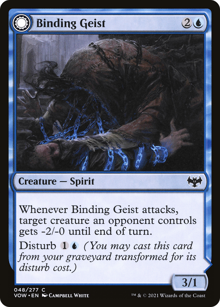 Binding Geist // Spectral Binding [Innistrad: Crimson Vow] Foil