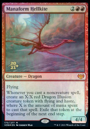 Manaform Hellkite [Innistrad: Crimson Vow Prerelease Promos] | Silver Goblin