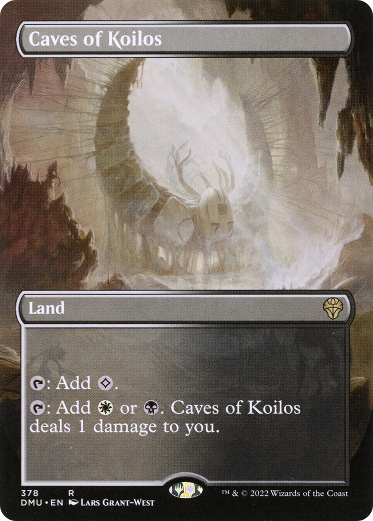 Caves of Koilos (Borderless Alternate Art) [Dominaria United] | Silver Goblin