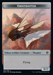 Bird (002) // Ornithopter Double-Sided Token [Dominaria United Tokens] | Silver Goblin