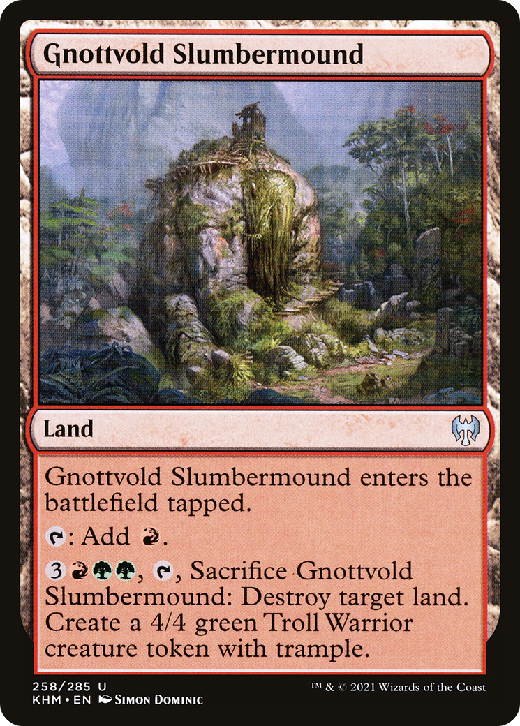 Gnottvold Slumbermound [Kaldheim] | Silver Goblin