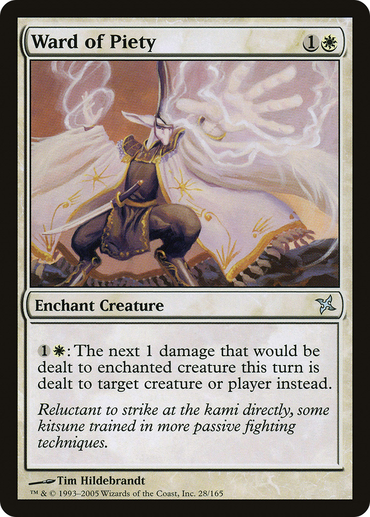 Ward of Piety [Betrayers of Kamigawa] Foil