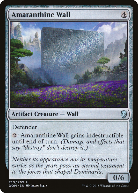 Amaranthine Wall [Dominaria] Foil