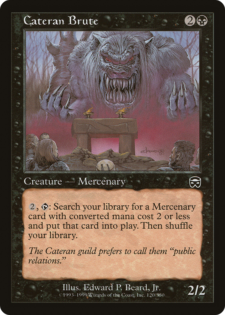 Cateran Brute [Mercadian Masques] | Silver Goblin