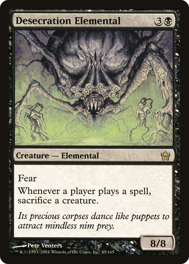 Desecration Elemental [Fifth Dawn] | Silver Goblin