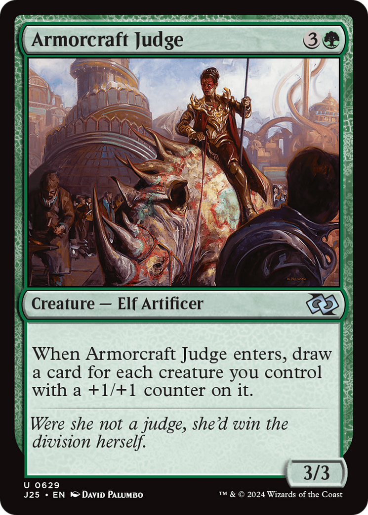 Armorcraft Judge [Foundations Jumpstart] | Silver Goblin