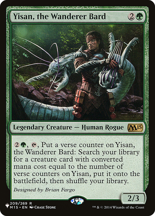 Yisan, the Wanderer Bard [The List]