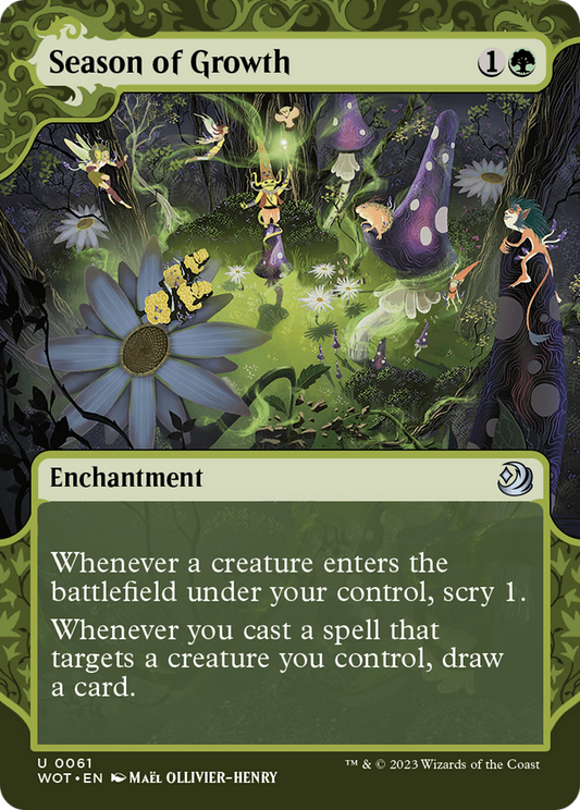 Season of Growth [Wilds of Eldraine: Enchanting Tales] Foil