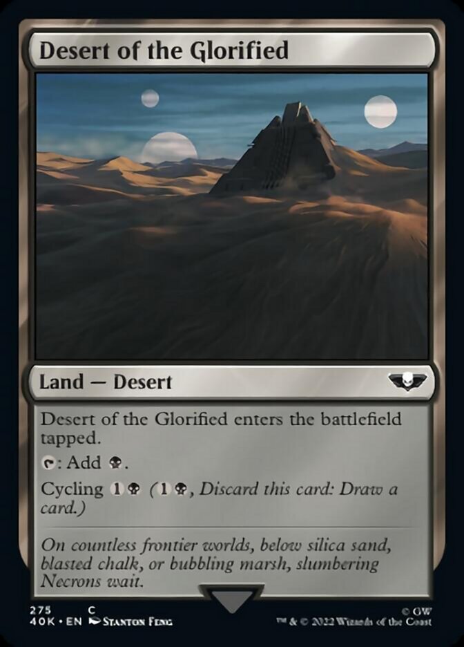 Desert of the Glorified (Surge Foil) [Warhammer 40,000] | Silver Goblin