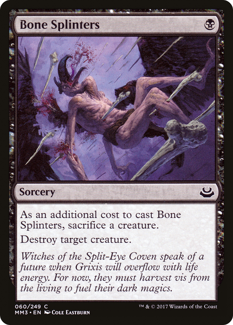 Bone Splinters [Modern Masters 2017] | Silver Goblin